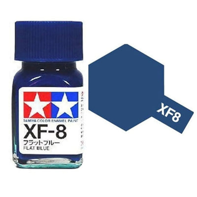 Tamiya Enamel EXF-8 Bleu Mat Mini Bouteille 10mL (1/3oz)