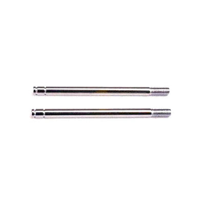 Tiges d'amortisseurs Traxxas, acier, fini chrome (longues) (2)