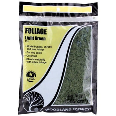 Woodland Scenics Feuillage Vert Clair 90,7 po²/585 cm²