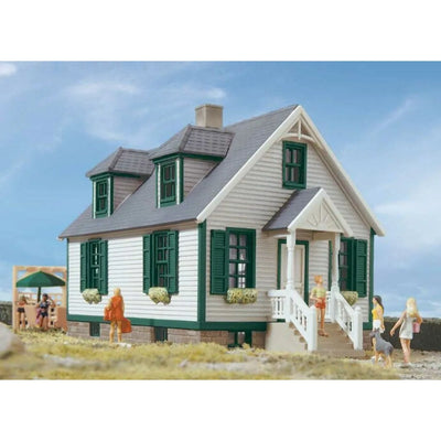 Walthers Cornerstone 933-3657 HO Lake Forest Cottage w/ Accessories KIT NIB