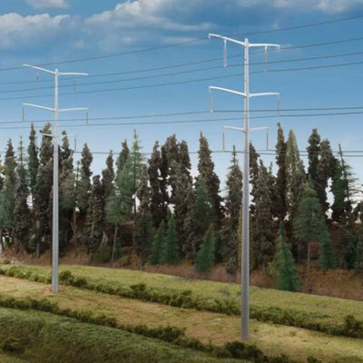 Walthers Cornerstone 933-3343 HO Modern High Voltage Transmission Towers KIT NIB