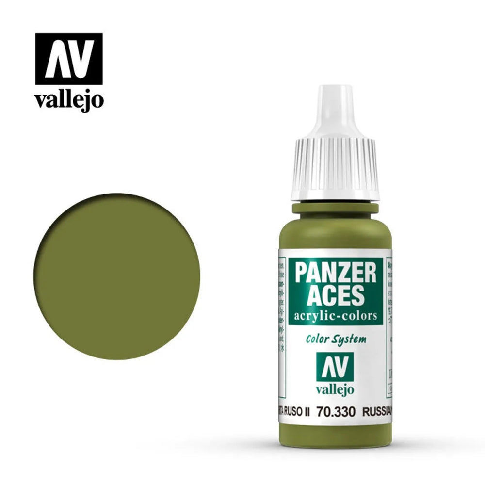 Vallejo 70330 Panzer Aces Éclaircissements pour Équipage de Char Russe II Acrylique 17ml NIB