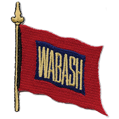 Sundance Marketing Wabash WAB Écusson Drapeau Rouge Bleu Blanc