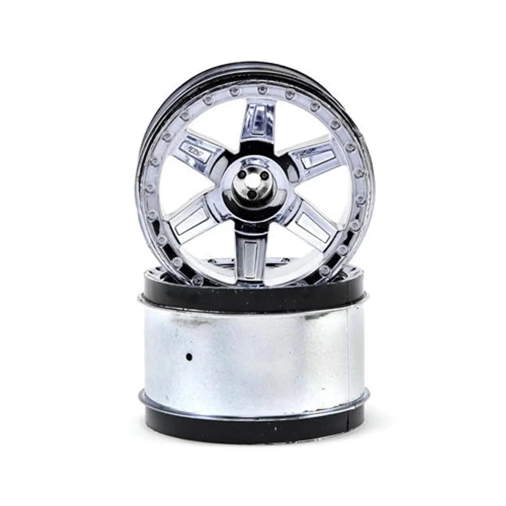 Pro-Line 2729-11 30 Series Desperado 2.8" Rear Nitro Wheels (2) (Black Chrome) NIB