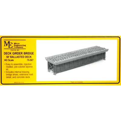 Micro Engineering 75-507 Pont à tablier en treillis HO avec tablier ballasté KIT NEUF