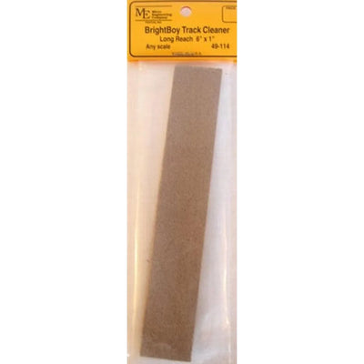 Micro Engineering 49-114 BrightBoy Track Cleaner Long Reach 6" x 1" NIB