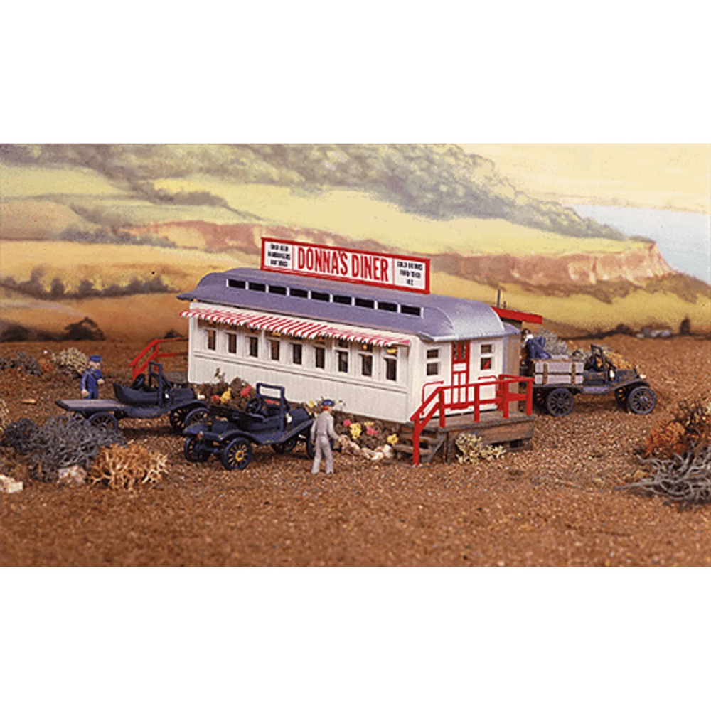 Campbell Scale Models 432 HO Donna's Diner KIT NIB