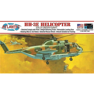 Atlantis A505 Jolly Green Giant Rescue Helicopter HH-3E 1/72 Plastic Model Kit NIB