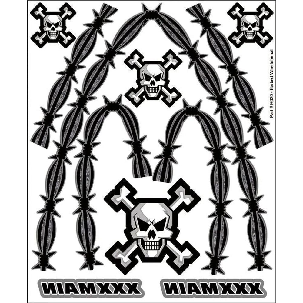 XXX Main R020 Barbed Wire Internal Graphic NIB