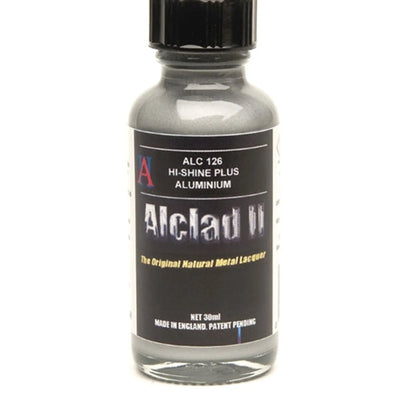 Alclad II 126 Aluminium Brillant Plus Laque 30mL NIB
