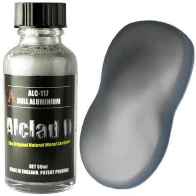 Alclad II 117 Dull Aluminum Lacquer Paint 30mL NIB