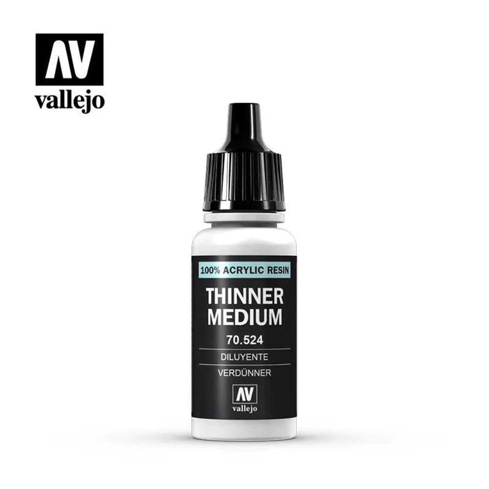 Vallejo 70524 Thinner Medium for Acrylic 17mL NIB