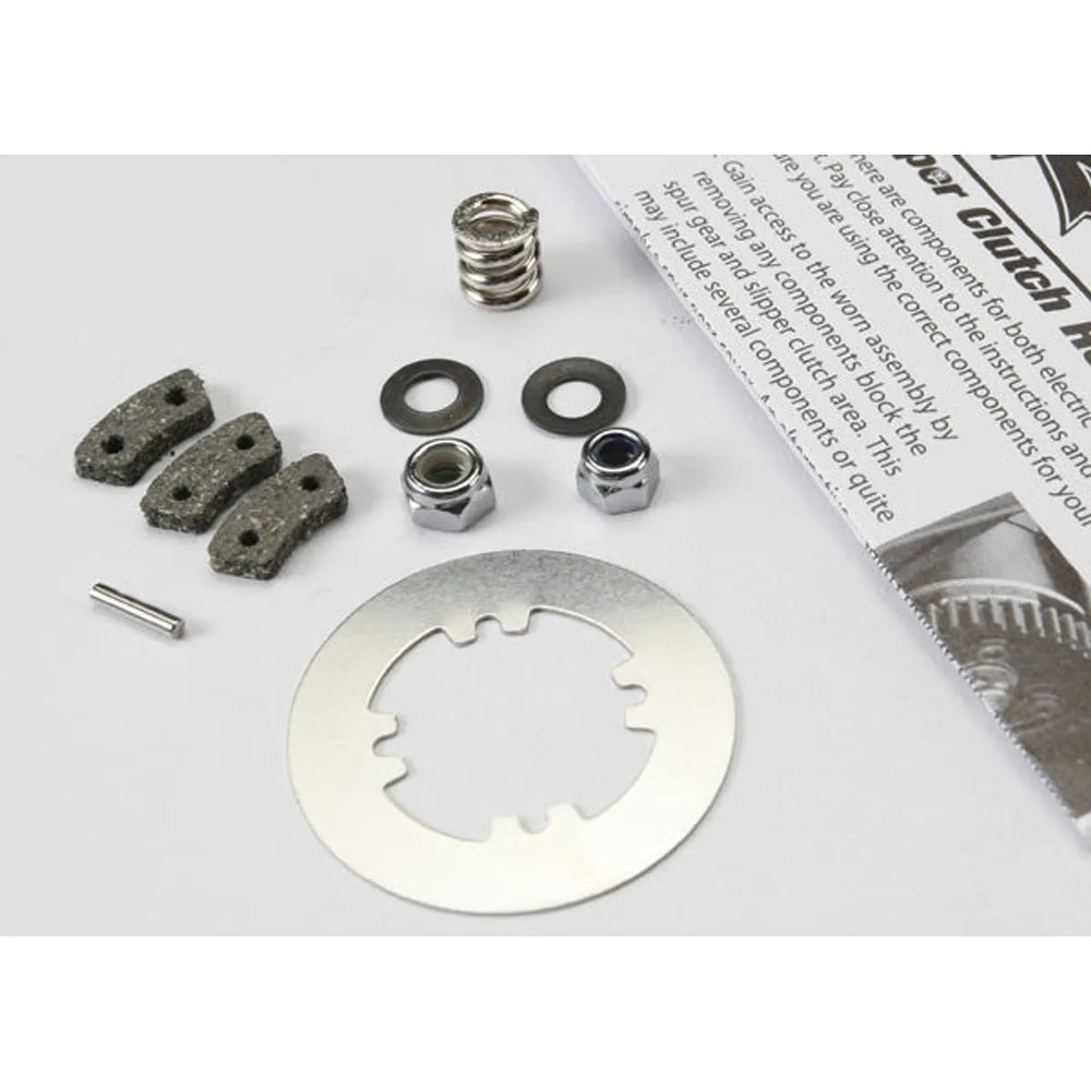 Traxxas 5352X Kit de reconstruction, embrayage à glissement (disque d'acier/ garnitures de friction (3)/ ressort (2)/ goupille 2x9,8 mm/ MW 5x8 mm/ NL 5,0 mm (1)/ NL 4,0 mm (1)) NIB