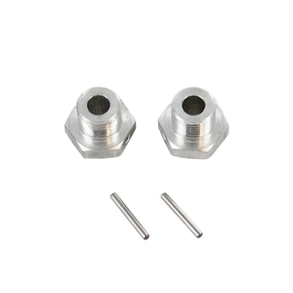 Redcat Racing BS809-007 Aluminum Wheel Hex w/ Pin (2pcs ea) (Silver)