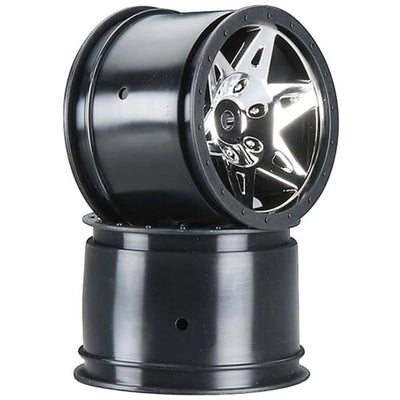 ARRMA AR510002 Roue Baja Chrome Arrière Raider (2) NIB