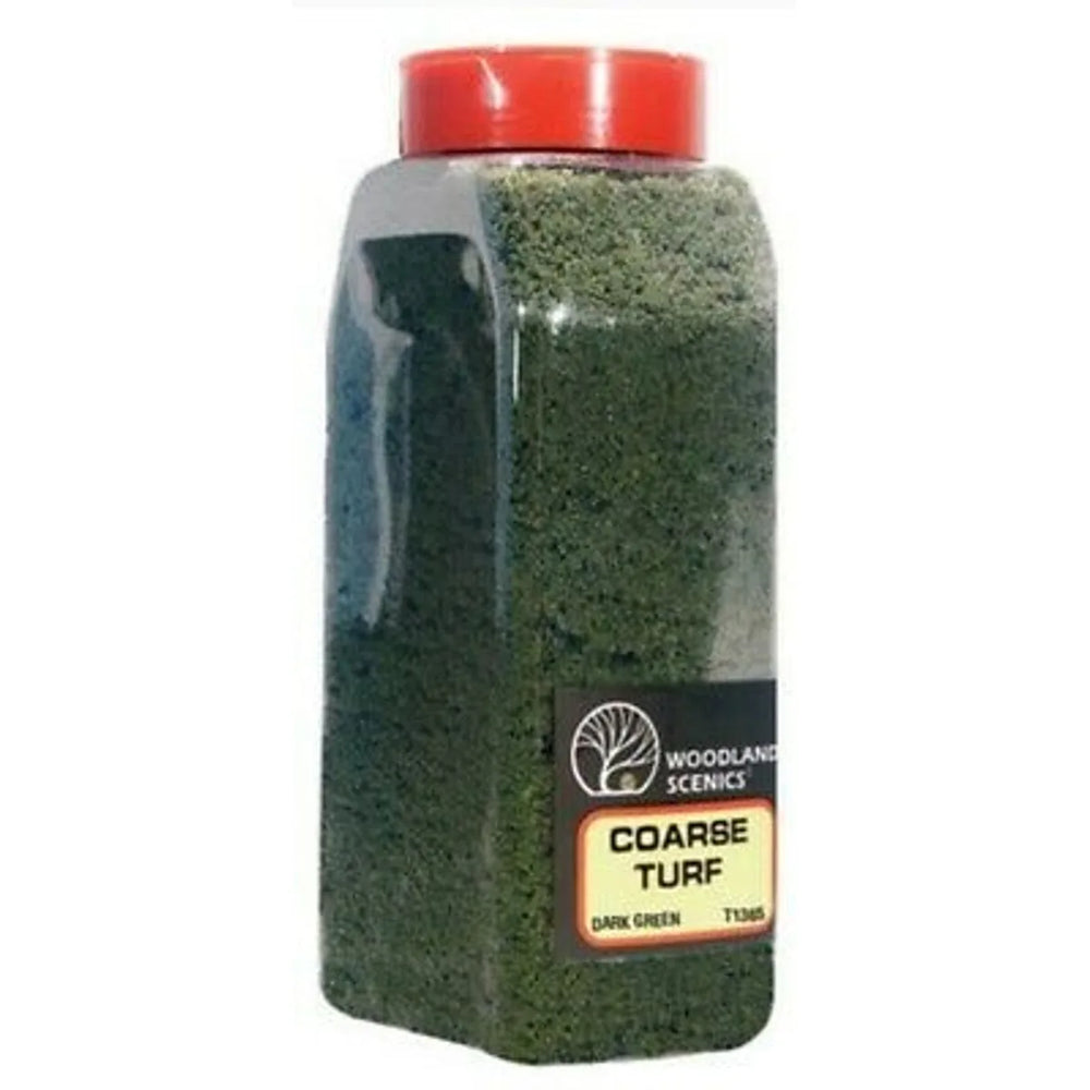 Woodland Scenics Gazon Grossier Vert Foncé Shaker 57,7 po³ (945 cm³)