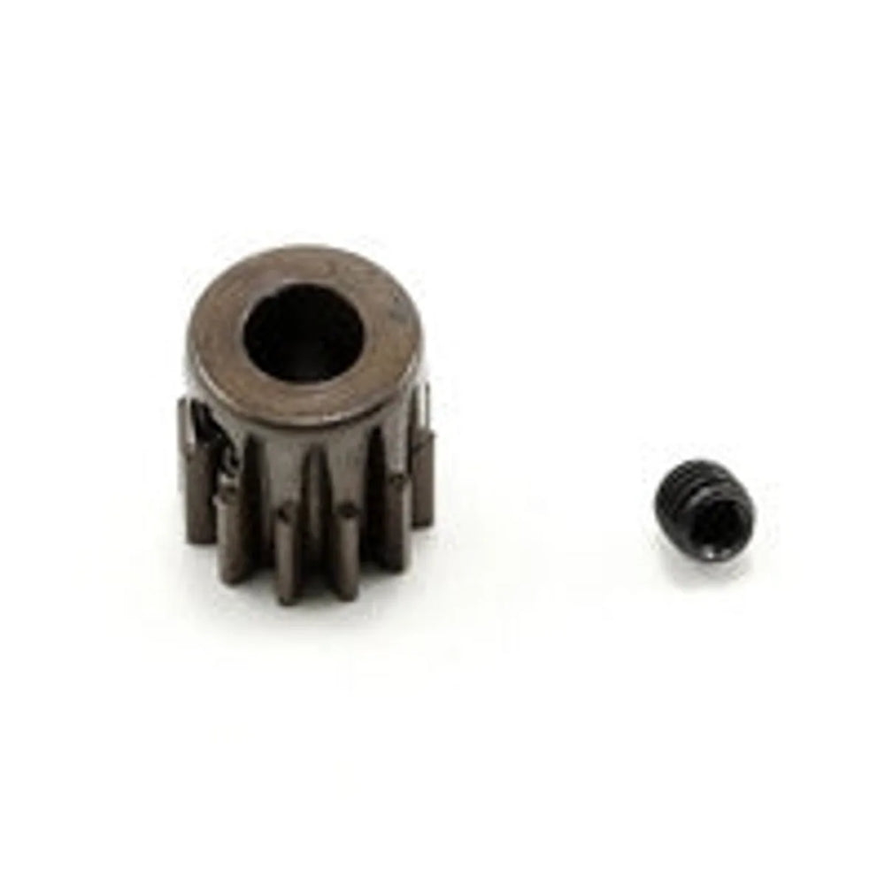 Robinson Racing 8712 12 Tooth Extra Hard Steel .8 Mod Pinion Gear w/5mm Bore