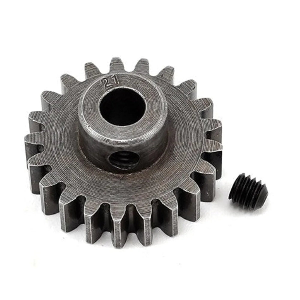 Robinson Racing 1221 21 Tooth Extra Hard Steel Mod1 Pinion Gear w/5mm Bore