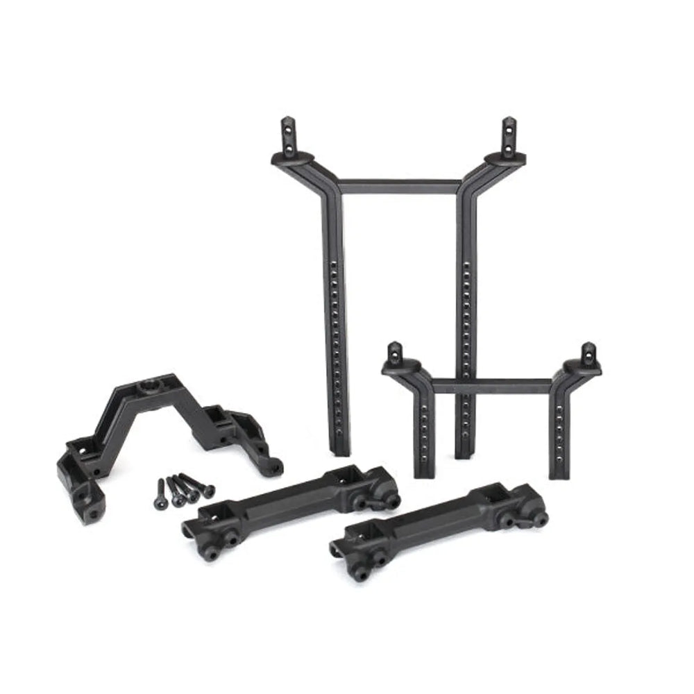 Supports et poteaux de carrosserie Traxxas, avant et arrière (ensemble complet)