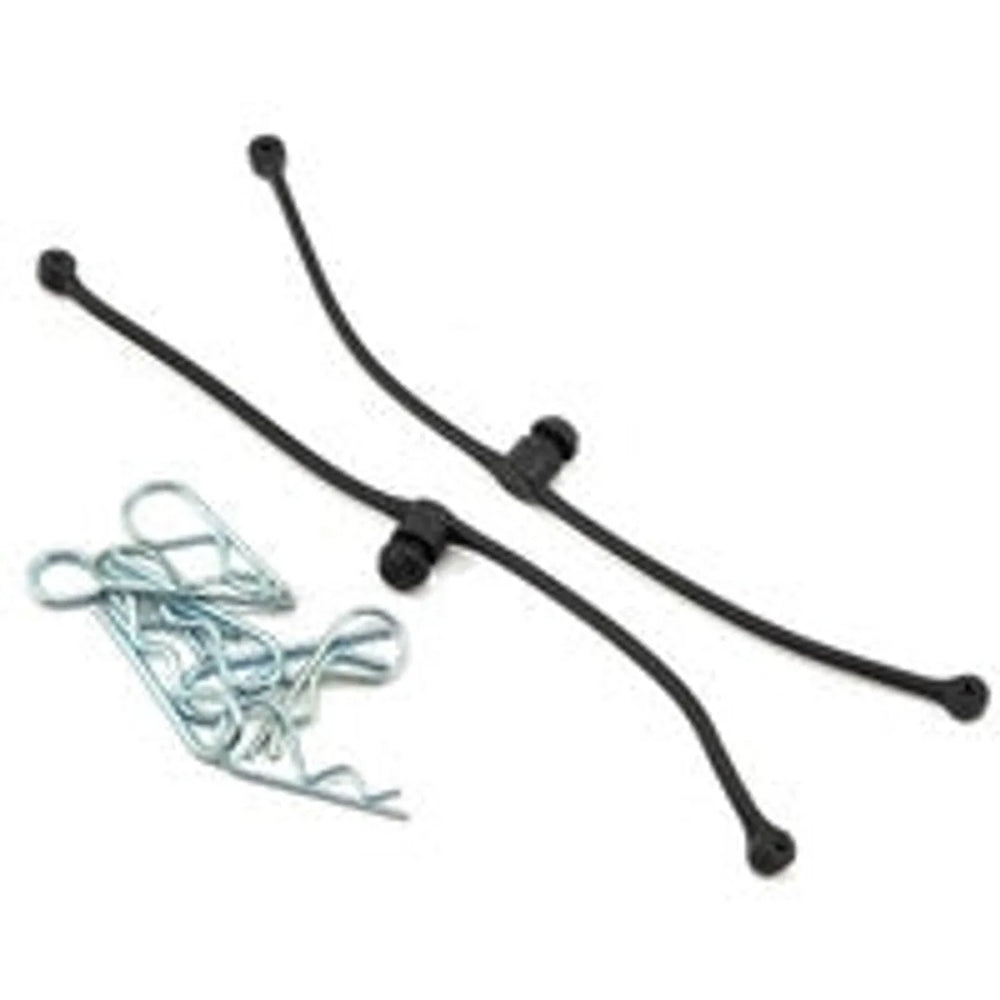 Du-Bro 2245 Body Klip Retainers w/Body Clips Black