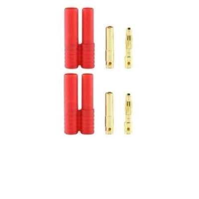 Redcat Racing RER03771 Fiches Banane 4.0 Paq de 2 (1 Mâle / 1 Femelle) NIB