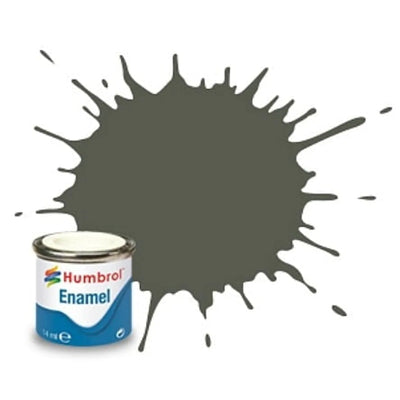 Humbrol 241 RLM70 SCHWARTZGRUN Mat AA2241 Émail 14ml NIB