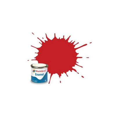Humbrol 220 Rouge Course Brillant AA6608 Émail 14ml NIB