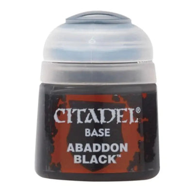 Citadel Couleur : Peinture Acrylique Abaddon Black de Base 12ml