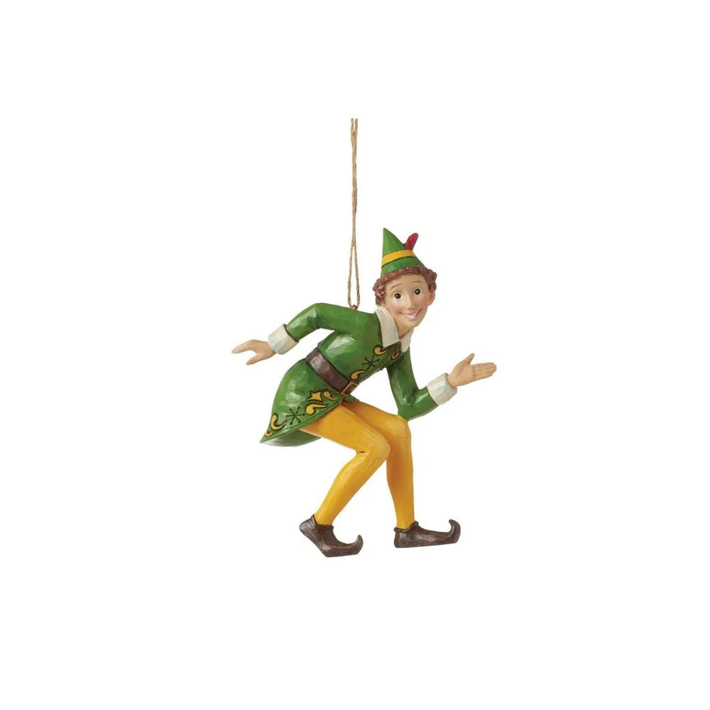 Ornement Buddy le lutin accroupi