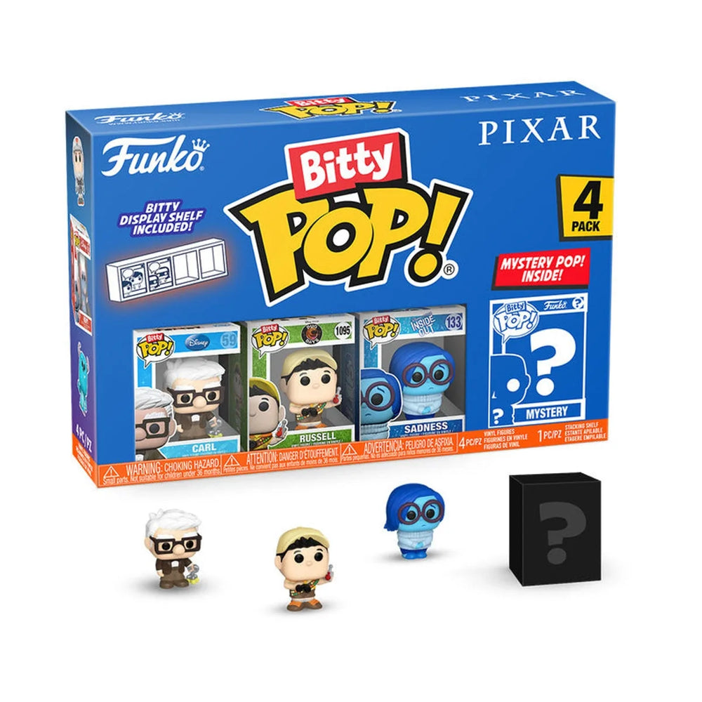 Bitty POP! Pixar - Carl, Russell, Chagrin & Mystère 4 pièces