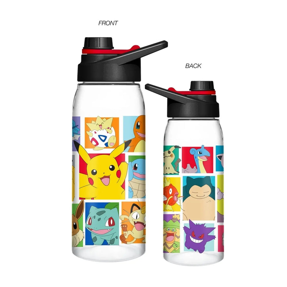 Bouteille d'eau Pokémon 28 oz avec couvercle à vis