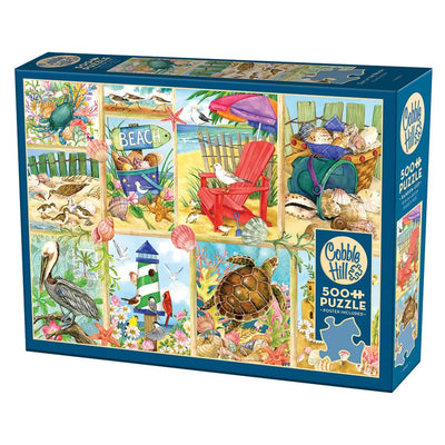 Puzzle 500 pièces : Journée à la plage par Cobble Hill