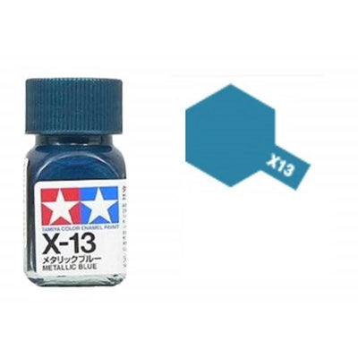 Tamiya Email EX-13 Bleu Métallique Mini Bouteille 10 ml (1/3 oz)