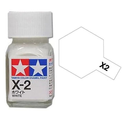 Tamiya Enamel EX-2 White Mini Bottle 10mL (1/3oz)