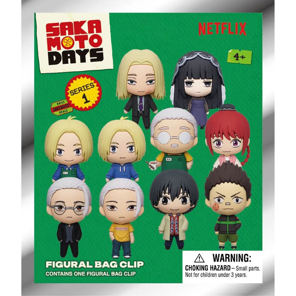 Sakamoto Days Série 1 Porte-clés Mystère en mousse 3D
