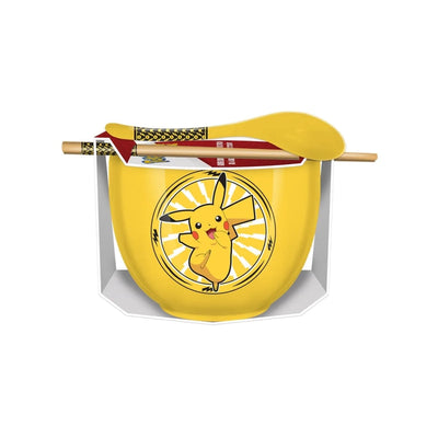 Bol à ramen Pokémon de 20 oz avec baguettes et cuillère