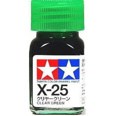Tamiya Email EX-25 Vert Transparent Mini Bouteille 10 ml (1/3 oz)