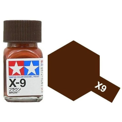 Tamiya Email EX-9 Brun Bouteille Mini 10 ml (1/3 oz)