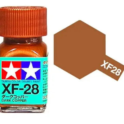 Tamiya EXF-28 Cuivre Foncé Mat Bouteille 10 ml (1/3 oz)