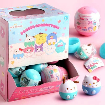 Capsule mystère de figurines rondes des personnages Sanrio