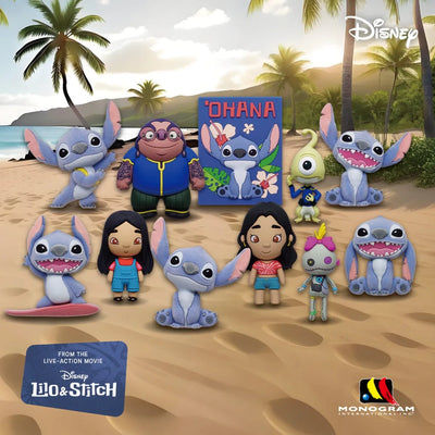 Disney Lilo & Stitch Série 63 (Film de 2025) Porte-clés mystère en mousse 3D