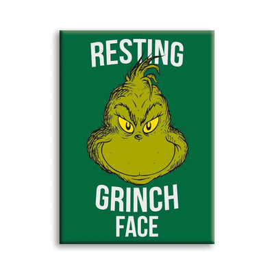 Comment le Grinch a volé Noël - Aimant "Visage de Grinch blasé"