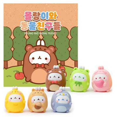 Figurine mystère Molang et ses amis animaux