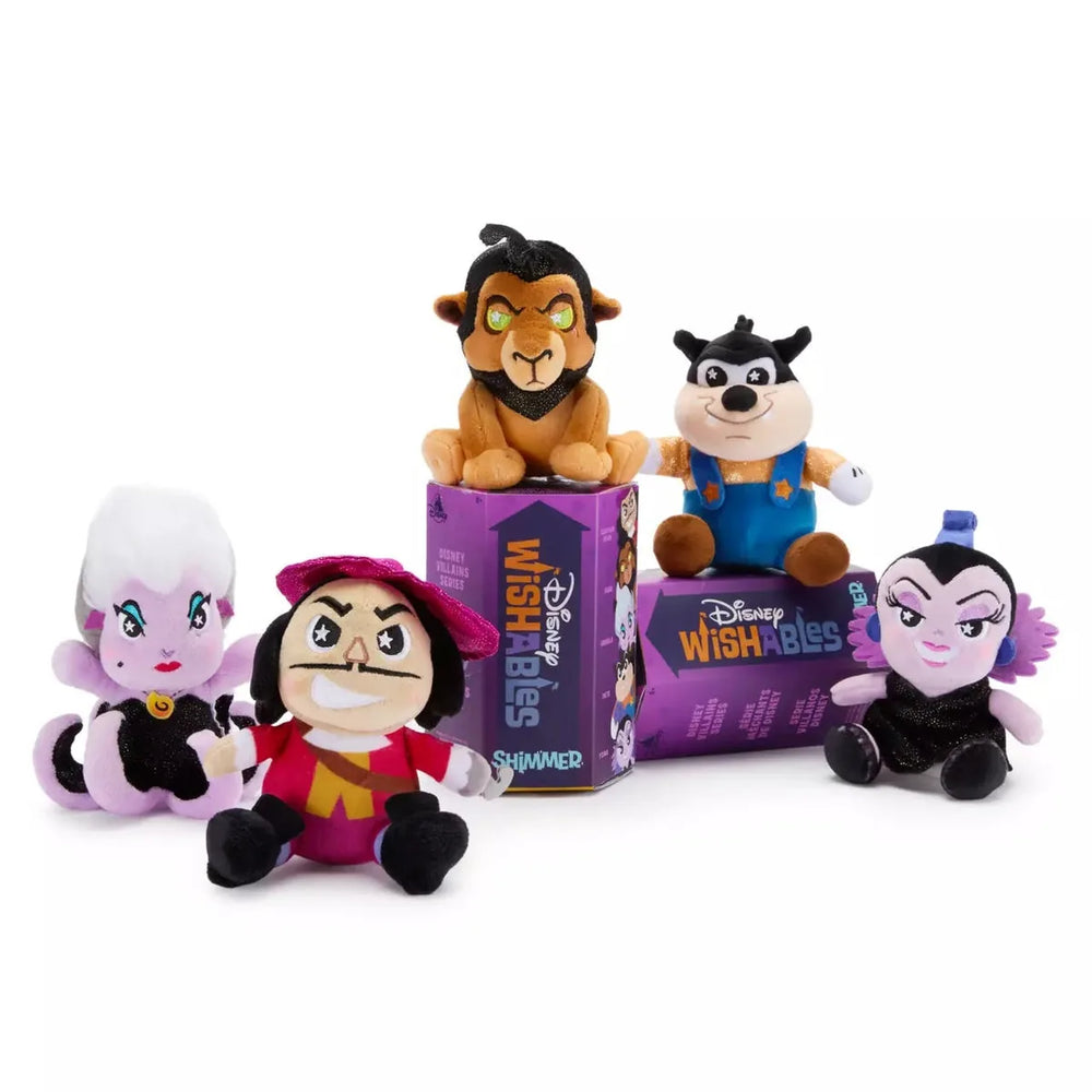 Peluche mystère Wishables Édition Limitée Disney méchants Scintillant 5 pouces