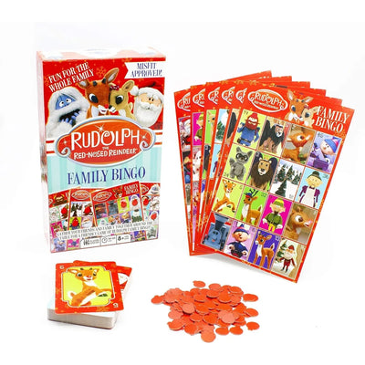 Jeu de Bingo Famille Rudolph au Nez Rouge