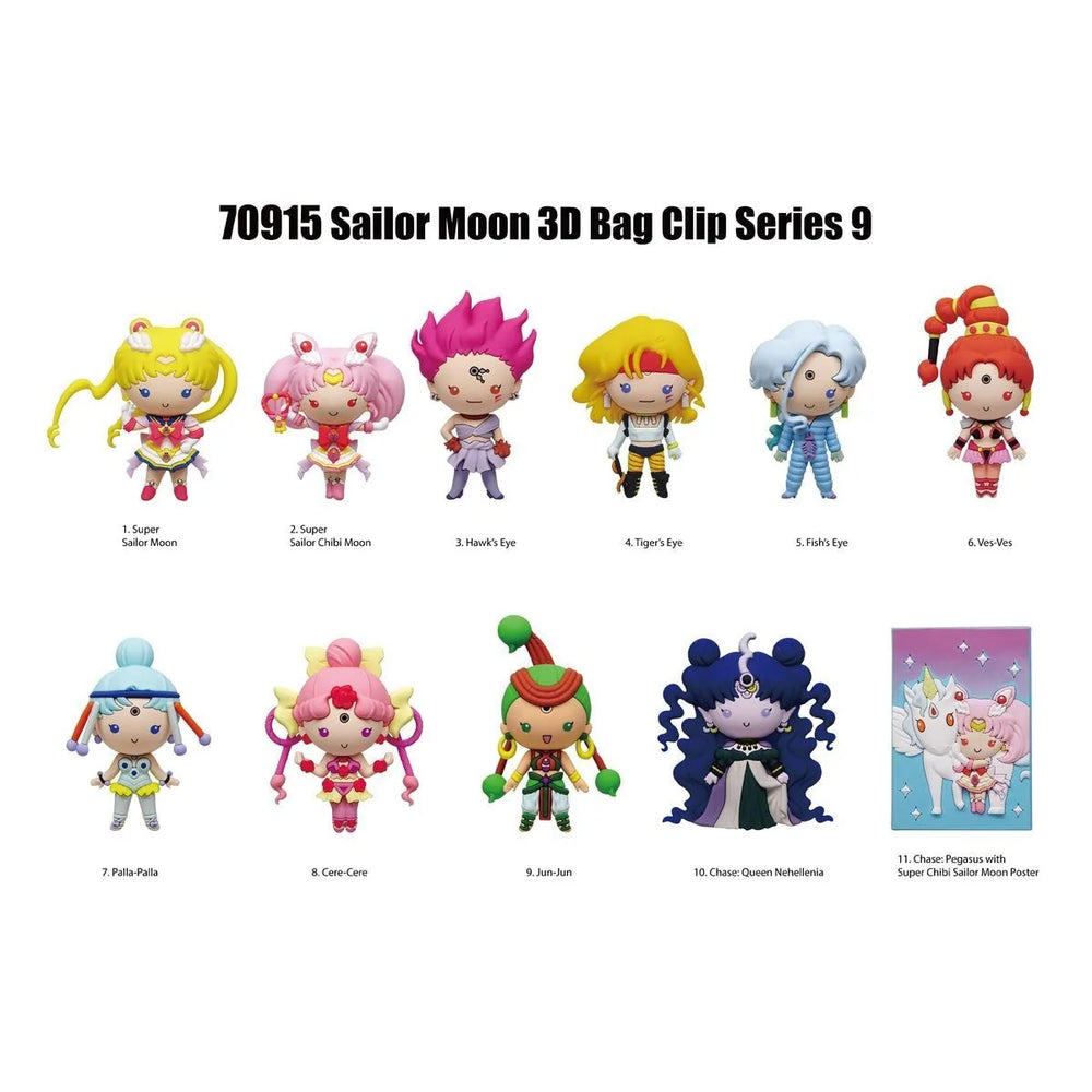 Sailor Moon Série 9 Mini Figurine Mystère en Mousse 3D