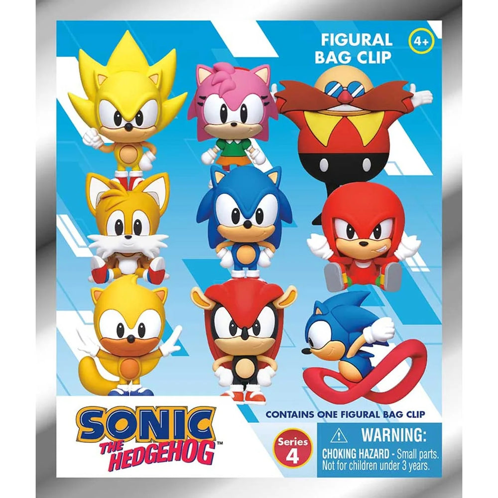 Porte-clés mystère en mousse 3D Sonic the Hedgehog Série 4