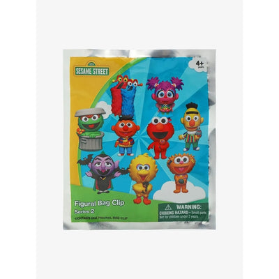 Série 2 de clips pour sacs mystères 3D en mousse de Sesame Street