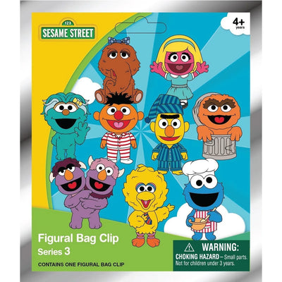 Porte-clés mystère en mousse 3D Série 3 de Sesame Street
