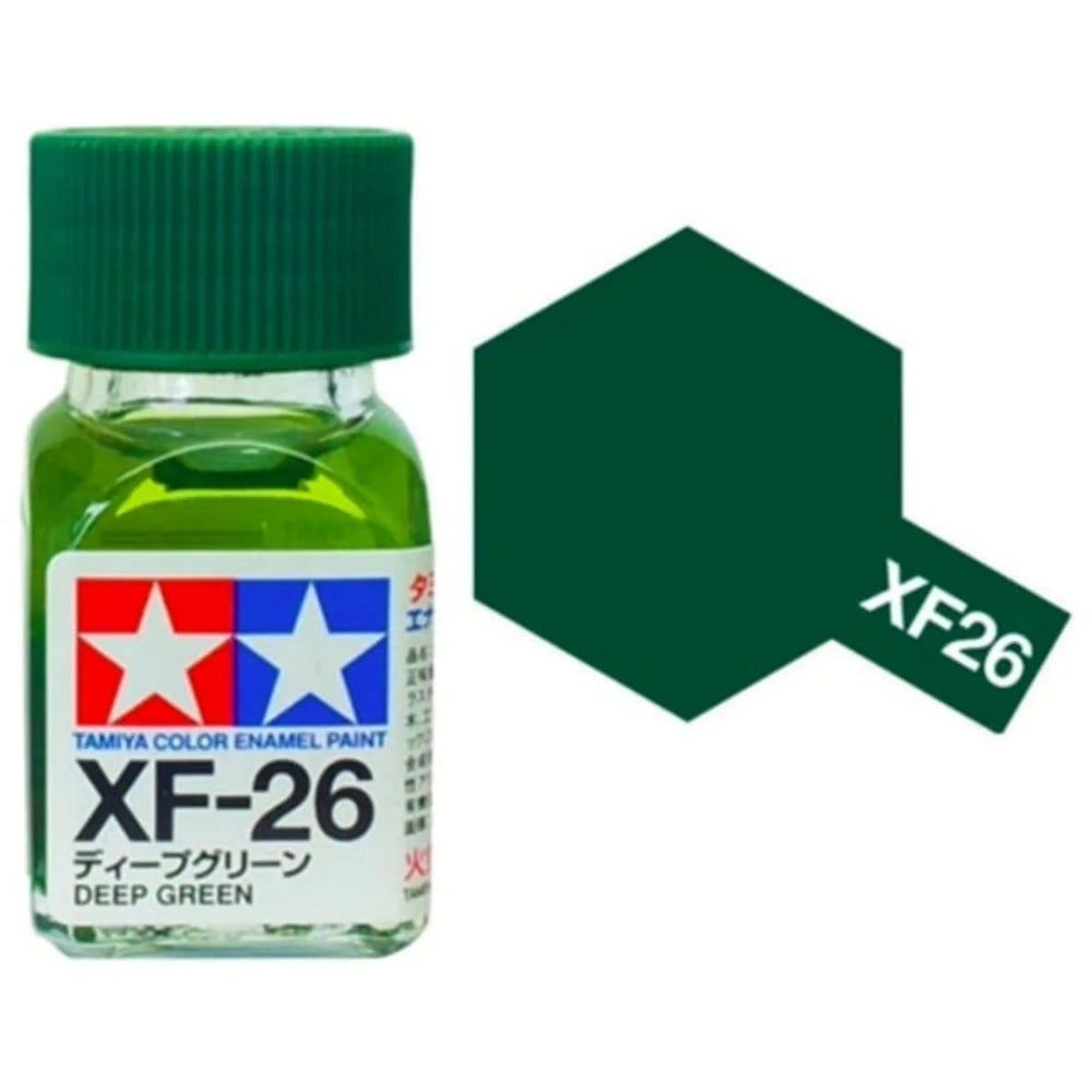 Tamiya Email EXF-26 Vert Foncé Mat Mini Bouteille 10mL (1/3oz)